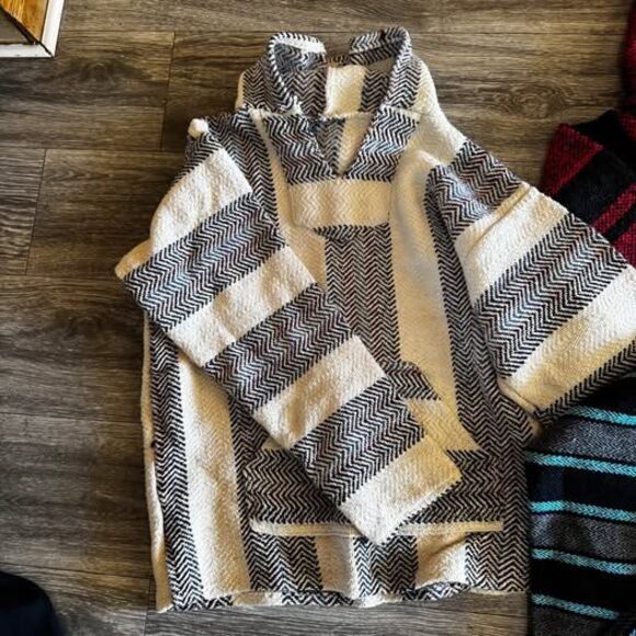 3 Mexican Baja Hoodie Pullovers - Picture 2 of 3